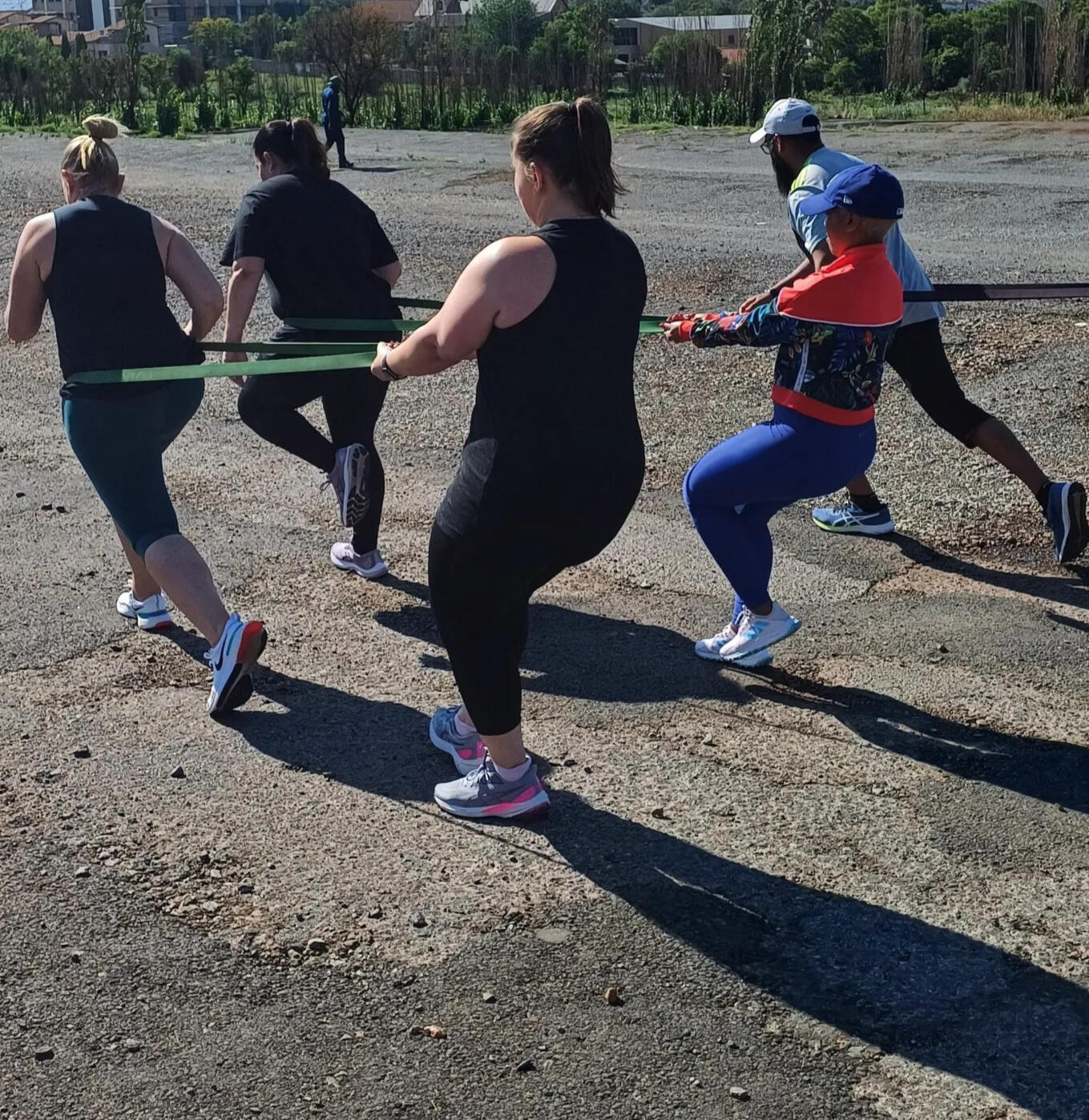 People at CoreOne gym mulbarton in Johannesburg South.